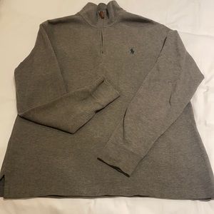 Grey half zip